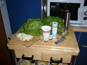 Kopfsalatcremesuppe - Rezept