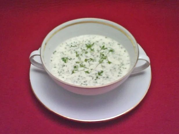 Rezept: Kressesuppe à la Diana Kressesuppe à la Diana - Rezept
