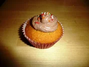 Vanillemuffins mit Schokoladenbuttercreme - Rezept