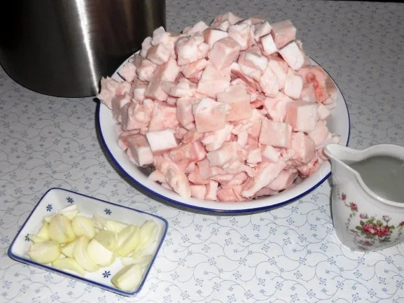 "Oma - Friede`s" selbstgemachtes Flomenschmalz, mit extra "Jreewen". (Rzpt. um 1840) - Rezept - Bild Nr. 3