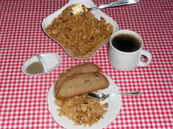 "Oma - Friede`s" selbstgemachtes Flomenschmalz, mit extra "Jreewen". (Rzpt. um 1840) - Rezept - Bild Nr. 20