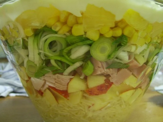 Rezept: Schichtsalat "Dianne" Schichtsalat "Dianne" - Rezept