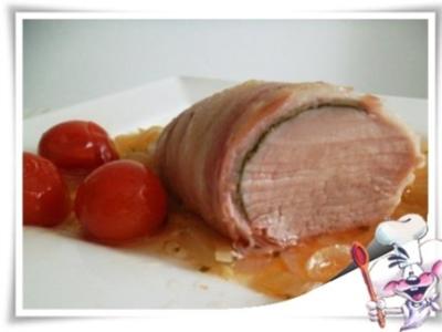 Schweinefilet im Salbei-Speckmantel - Rezept