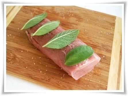 Rezept: Schweinefilet im Salbei-Speckmantel Bild Nr. 6 Schweinefilet im Salbei-Speckmantel - Rezept - Bild Nr. 6