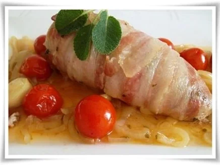 Rezept: Schweinefilet im Salbei-Speckmantel Bild Nr. 22 Schweinefilet im Salbei-Speckmantel - Rezept - Bild Nr. 22