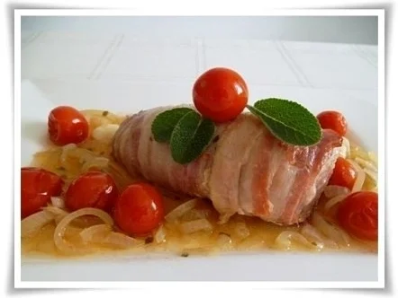 Rezept: Schweinefilet im Salbei-Speckmantel Bild Nr. 23 Schweinefilet im Salbei-Speckmantel - Rezept - Bild Nr. 23