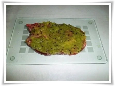 Nackenkotelett mit Kiwi mariniert. - Rezept - Bild Nr. 7