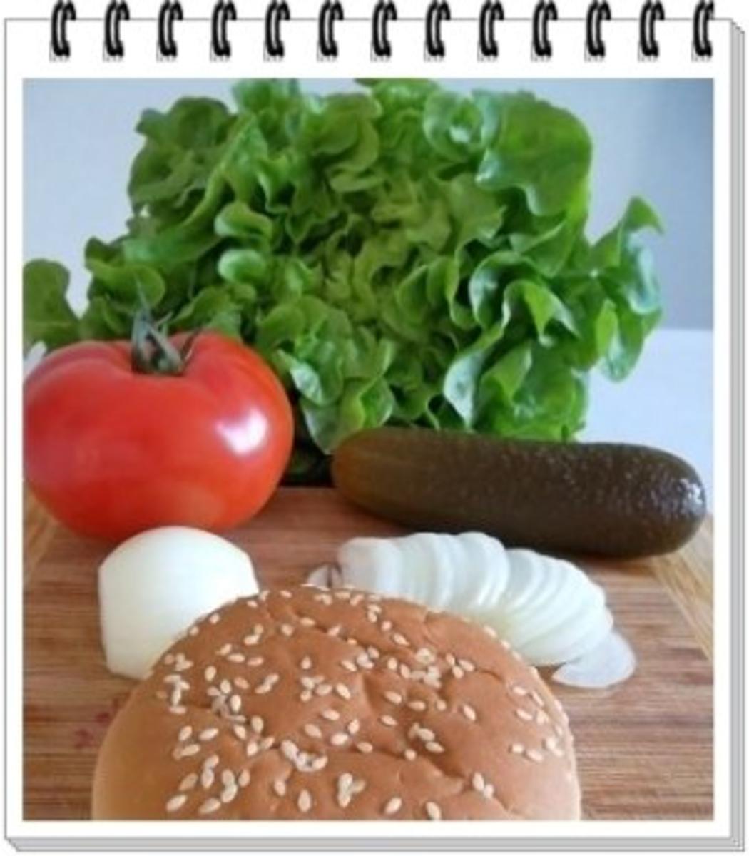 Hamburger mit Kraussalat und selbst hergestellter Mayonnaise. - Rezept - Bild Nr. 3