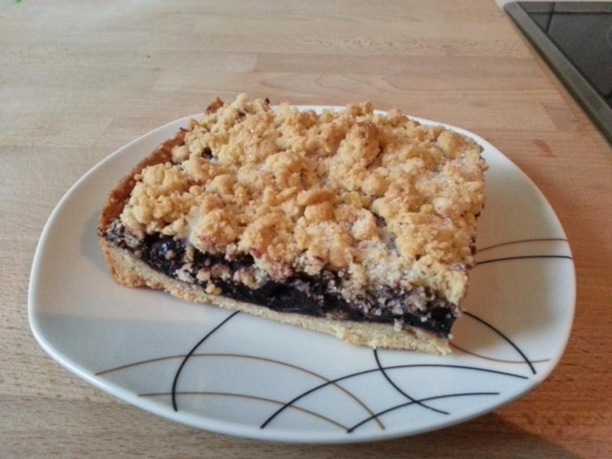 Bilder für Streuselkuchen mit Kirschen - vegan - Rezept