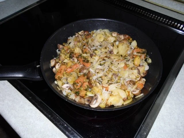 Kartoffel-Gemüse-Pfanne - Rezept - Bild Nr. 8