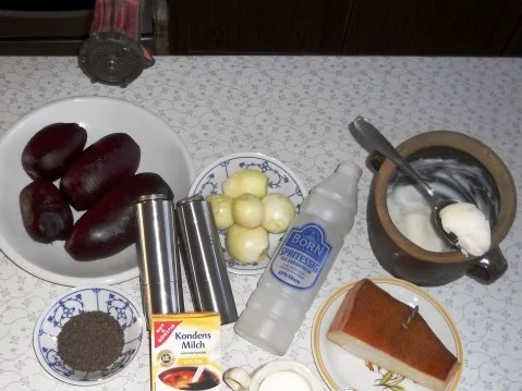 "Oma - Friede`s" - Ostpreußisches "Beete - Bartsch"  (Rzpt. um 1890) - Rezept - Bild Nr. 16