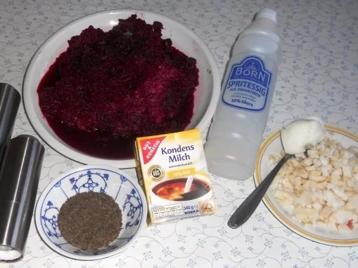 "Oma - Friede`s" - Ostpreußisches "Beete - Bartsch"  (Rzpt. um 1890) - Rezept - Bild Nr. 19