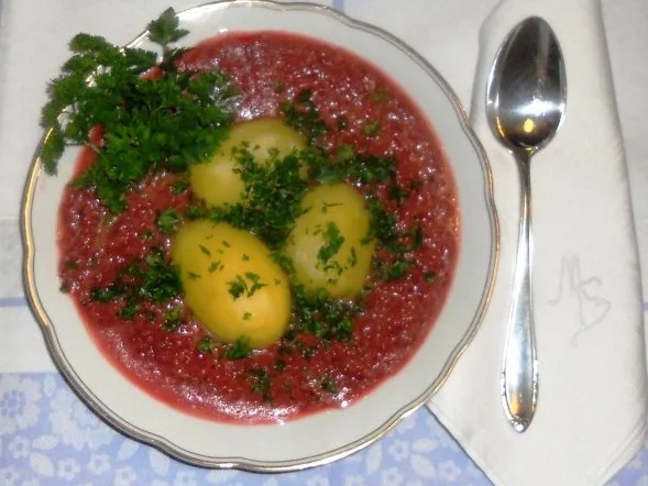 "Oma - Friede`s" - Ostpreußisches "Beete - Bartsch"  (Rzpt. um 1890) - Rezept - Bild Nr. 28