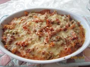 Nudel-Hackfleisch Gratin - Rezept