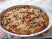 Nudel-Hackfleisch Gratin - Rezept