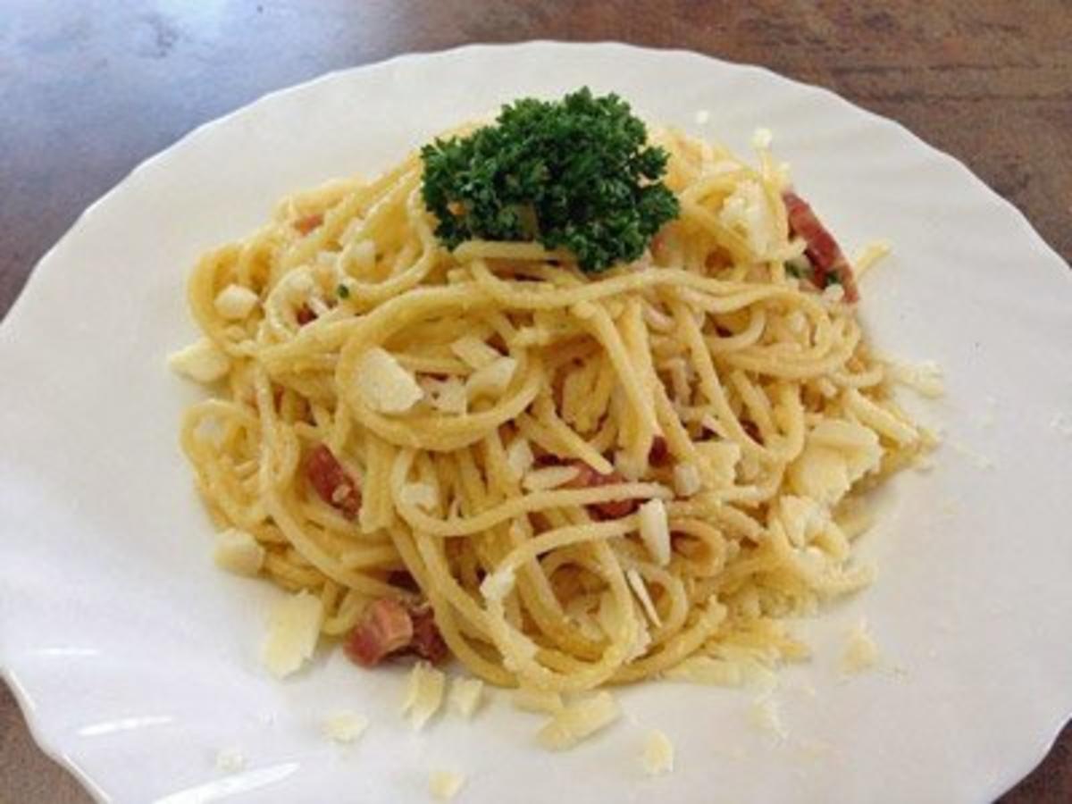 Spaghetti Carbonara - der italienische Klassiker - Rezept