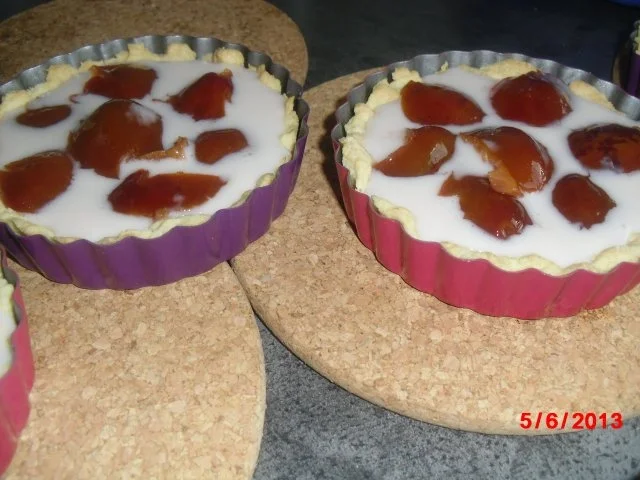 Pflaumen-Torteletts mit Vanillepudding-Füllung - Rezept - Bild Nr. 5