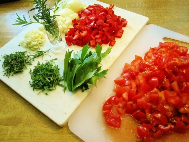 Tomatensuppe mit roter Paprika ... - Rezept - Bild Nr. 3