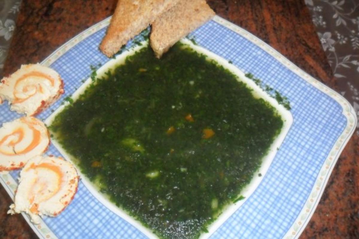 knofisuppe mit viel spinat-wirkungsvoll wie köstlich und einfach,vorsuppe - Rezept