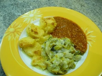 Überbackene Bechamelkartoffeln - Rezept