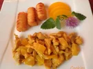 Rezept: Fruchtiges Hähnchen - Geschnetzeltes Fruchtiges Hähnchen - Geschnetzeltes - Rezept