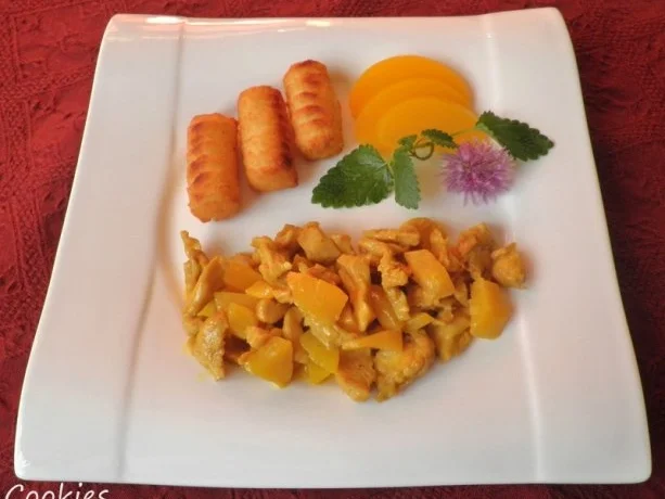 Fruchtiges Hähnchen - Geschnetzeltes - Rezept - Bild Nr. 2