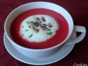 Rote Bete - Cappuccino mit Wasabi - Schaum - Rezept
