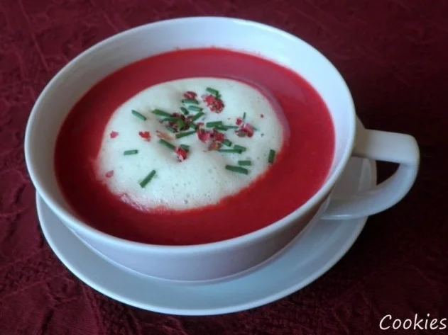 Rezept: Rote Bete - Cappuccino mit Wasabi - Schaum Bild Nr. 8 Rote Bete - Cappuccino mit Wasabi - Schaum - Rezept - Bild Nr. 8