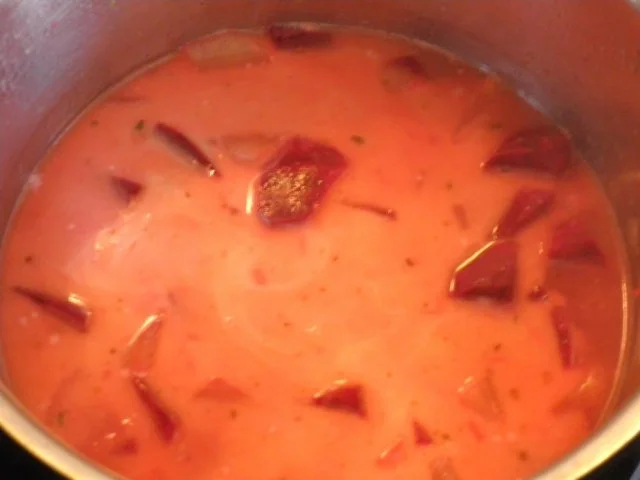 Rezept: Rote Bete - Cappuccino mit Wasabi - Schaum Bild Nr. 7 Rote Bete - Cappuccino mit Wasabi - Schaum - Rezept - Bild Nr. 7