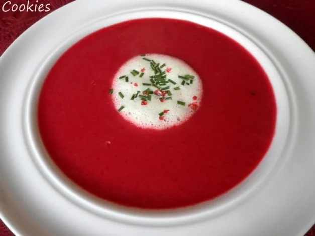 Rezept: Rote Bete - Cappuccino mit Wasabi - Schaum Bild Nr. 3 Rote Bete - Cappuccino mit Wasabi - Schaum - Rezept - Bild Nr. 3