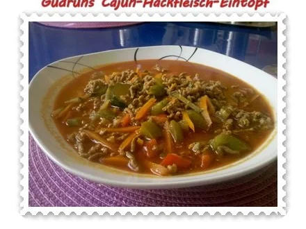 Hackfleisch: Feuriger Cajun-Hackfleischeintopf - Rezept