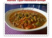 Hackfleisch: Feuriger Cajun-Hackfleischeintopf - Rezept