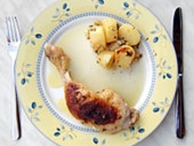Knoblauch Hähnchenschenkel - schnell &amp; einfach - von Banca