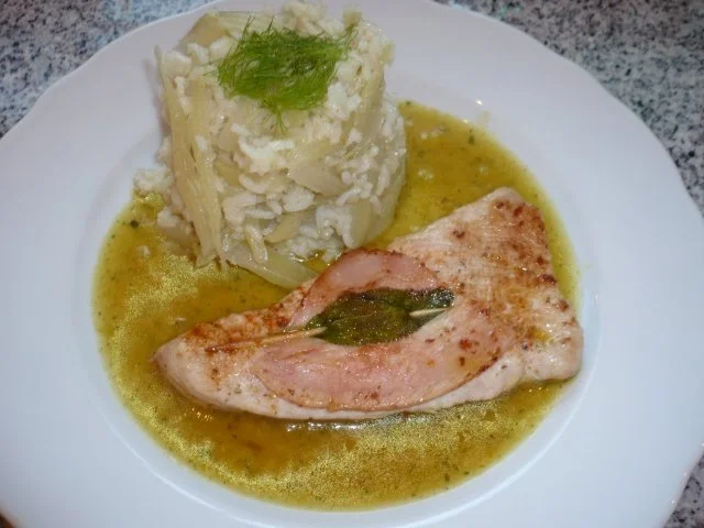 Saltimbocca von der Pute mit Fenchelreis - histaminarm a la Franz - Rezept - Bild Nr. 11