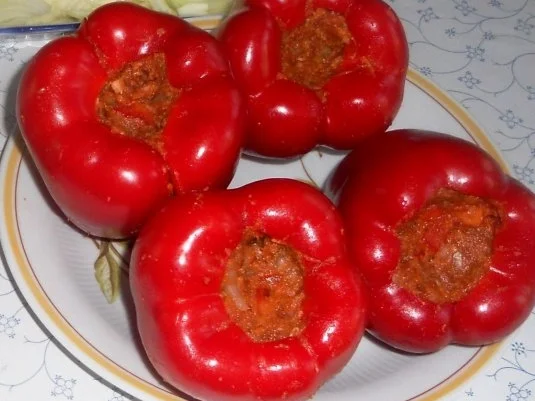 Klassisch gefüllte Paprikaschoten à la "Oórndrasch" (Rzpt. um 1976) - Rezept - Bild Nr. 8