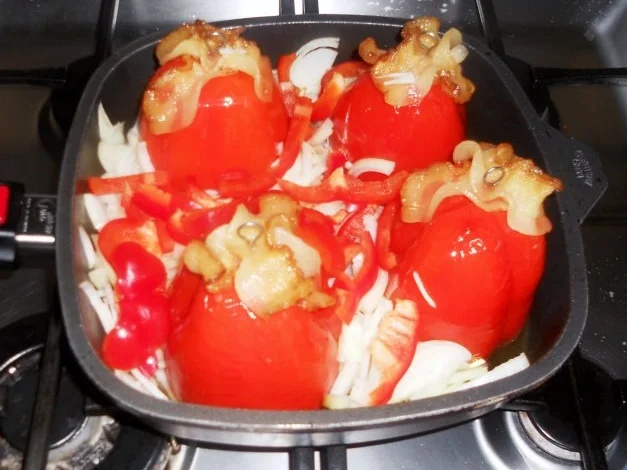 Klassisch gefüllte Paprikaschoten à la "Oórndrasch" (Rzpt. um 1976) - Rezept - Bild Nr. 11