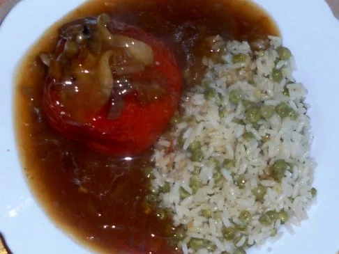 Klassisch gefüllte Paprikaschoten à la "Oórndrasch" (Rzpt. um 1976) - Rezept - Bild Nr. 17