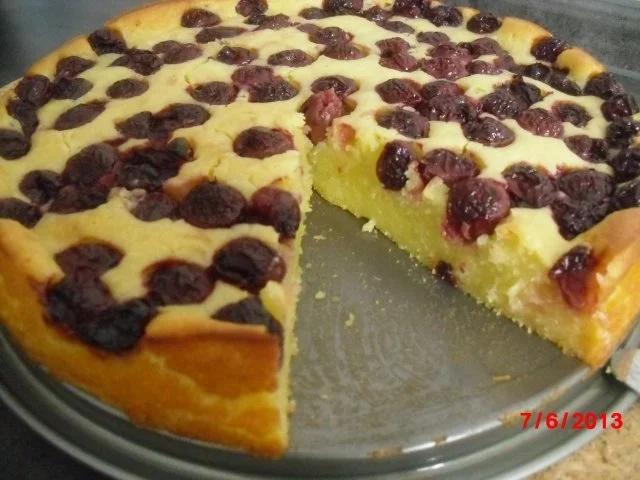 Grießkuchen mit Sauerkirschen,Heiß mit Eis oder Kalt mit Sahne. - Rezept - Bild Nr. 6