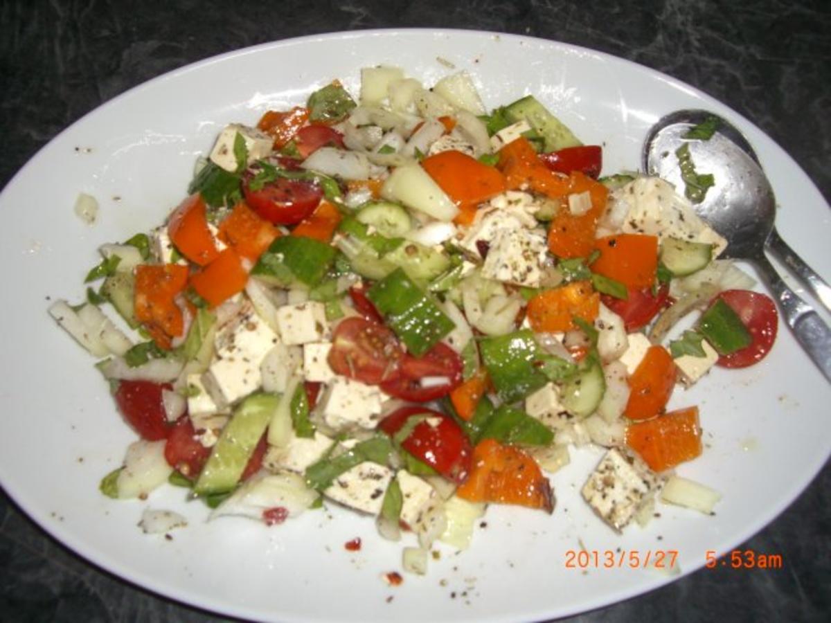 "griechischer Salat" - Rezept - Bild Nr. 2