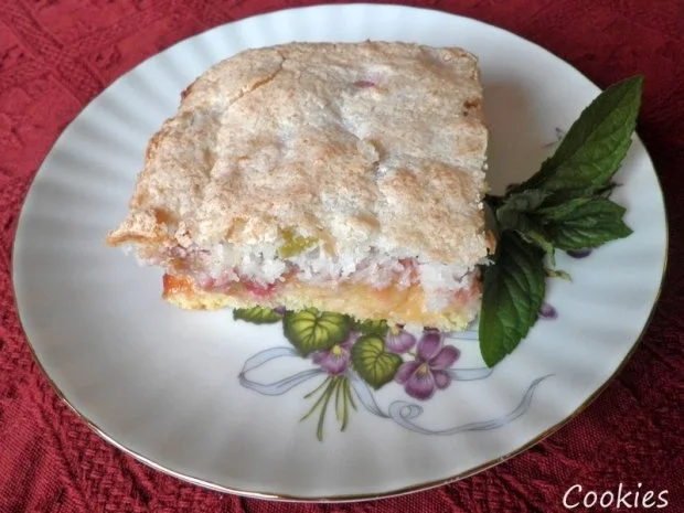 Rhabarber - Kokos - Baiser - Kuchen ... - Rezept - Bild Nr. 2