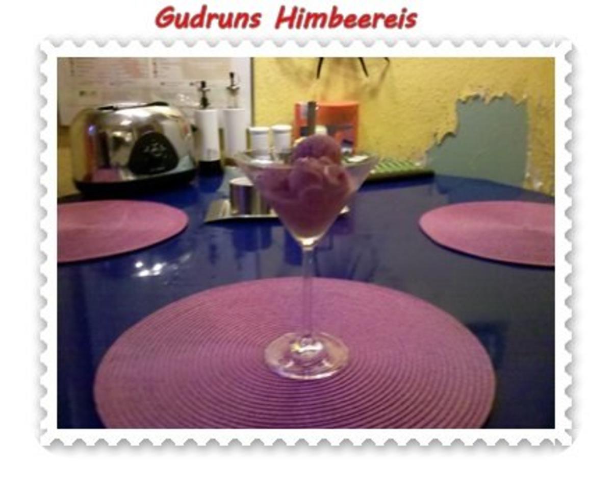 Eis: Himbeereis - Rezept