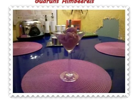 Eis: Himbeereis - Rezept