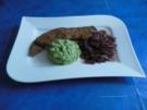 Kochen: Kalbsleber mit Kräuter-Kartoffelstampf und Rotweinzwiebeln - Rezept