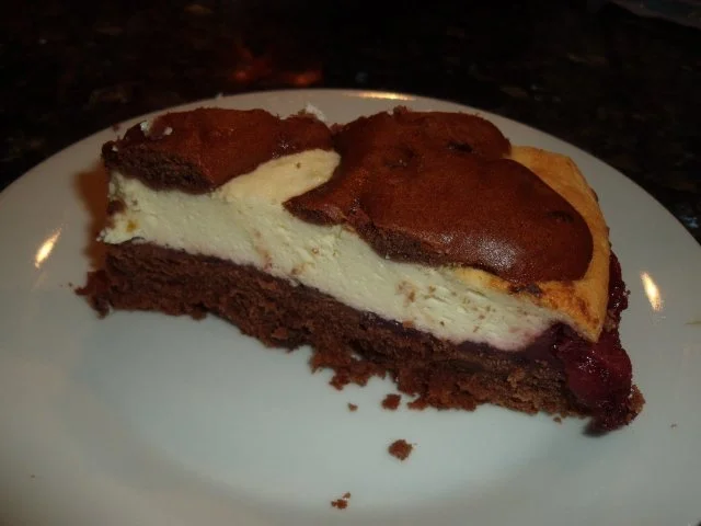 Schoko-Käsekuchen mit roter Grütze - Rezept - Bild Nr. 2