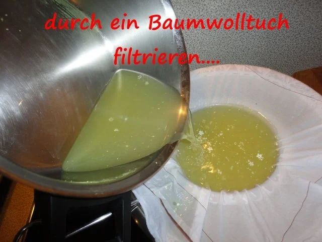 Rezept: Holunderblüten Sirup - heiß eingekocht Bild Nr. 8 Holunderblüten Sirup - heiß eingekocht - Rezept - Bild Nr. 8