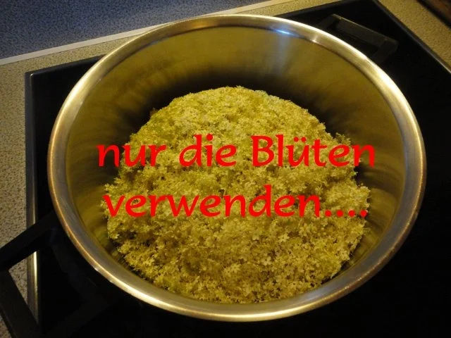 Rezept: Holunderblüten Sirup - heiß eingekocht Bild Nr. 3 Holunderblüten Sirup - heiß eingekocht - Rezept - Bild Nr. 3