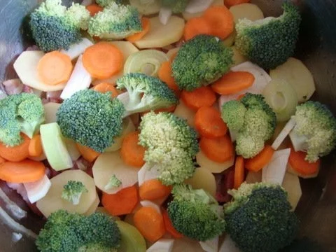 Rezept: geschichteter Eintopf nach "SuppenGeniesser Art" Bild Nr. 8 geschichteter Eintopf nach "SuppenGeniesser Art" - Rezept - Bild Nr. 8