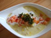 legierte " Württemberger Weinbauern Suppe mit leichtem "Sahneschaum" - Rezept