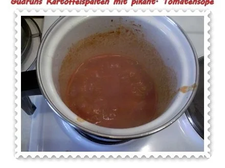 Kartoffeln: Kartoffelspalten mit pikanter Tomatensoße - Rezept - Bild Nr. 6