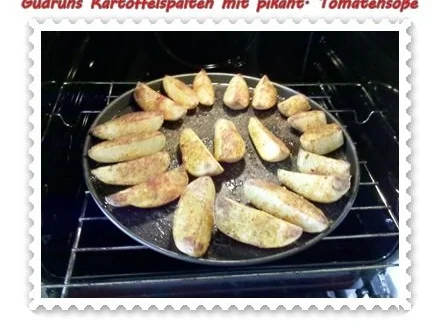Kartoffeln: Kartoffelspalten mit pikanter Tomatensoße - Rezept - Bild Nr. 8